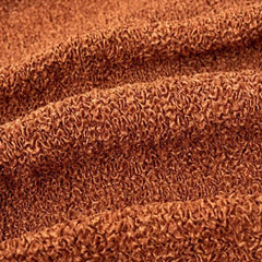 Housse de canapé d'angle Orange - Microfibre - Mediterraneo