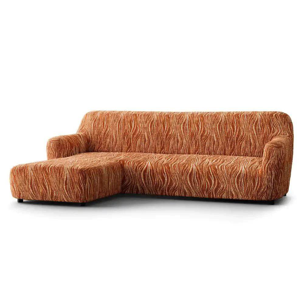Housse de canapé d'angle Terracotta - Microfibre design - Universo