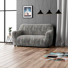 Housse de canapé Gris clair - Microfibre design - Universo