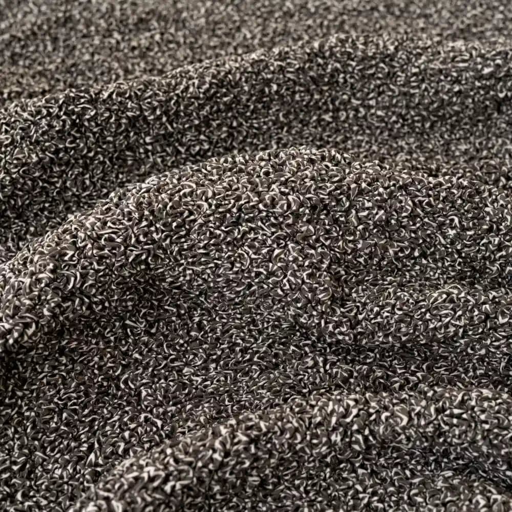 Housse de clic-clac Gris - Microfibre - Mediterraneo