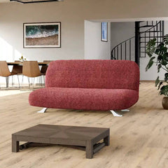 Housse de clic-clac Rouge - Microfibre - Mediterraneo