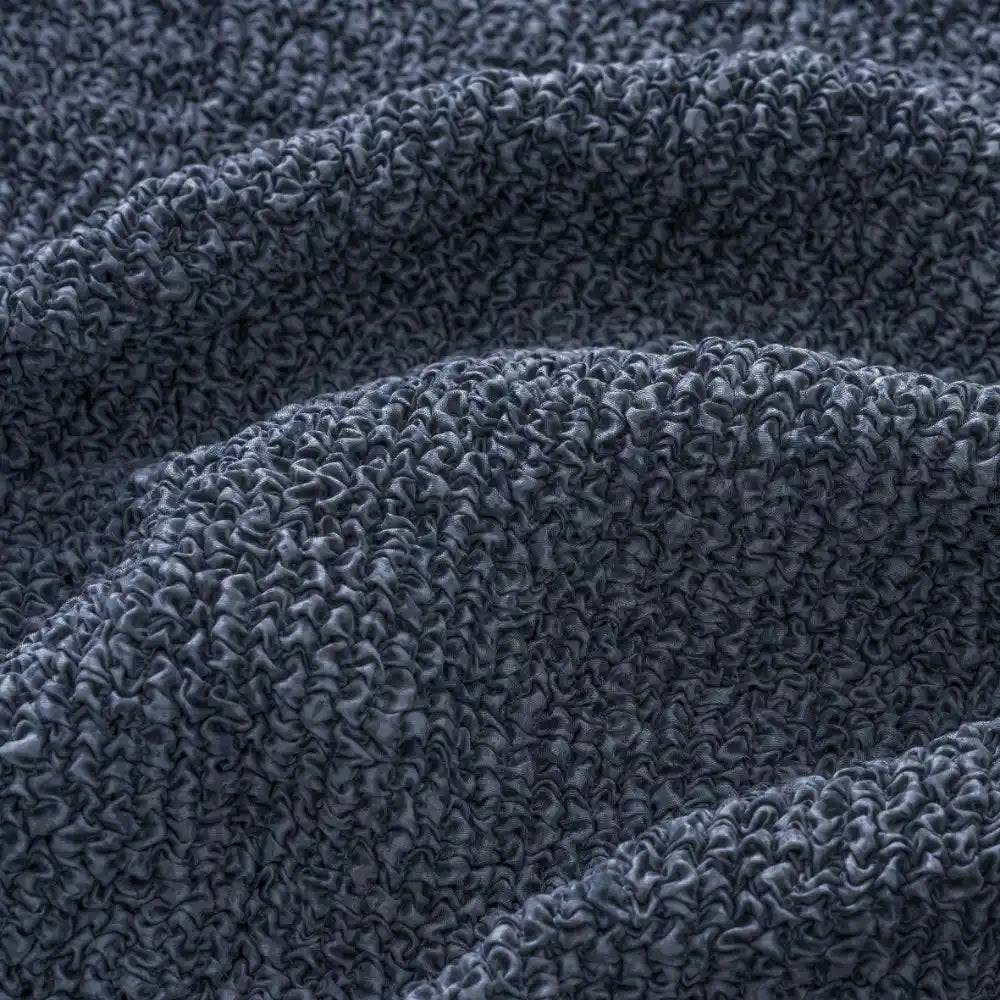Housse de fauteuil Bleu - Microfibre imprimé - Vittoria
