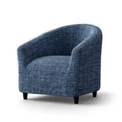 Housse de fauteuil Cabriolet Bleu - Microfibre imprimé - Vittoria