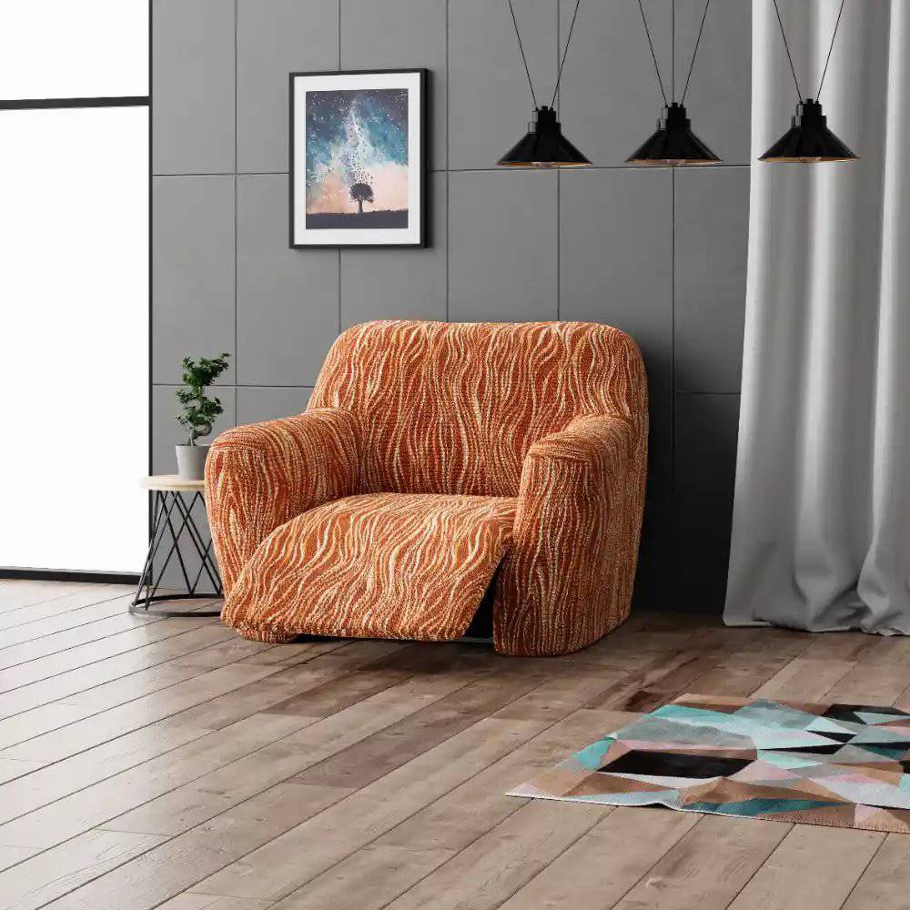 Housse de fauteuil inclinable Terracotta - Microfibre design - Universo